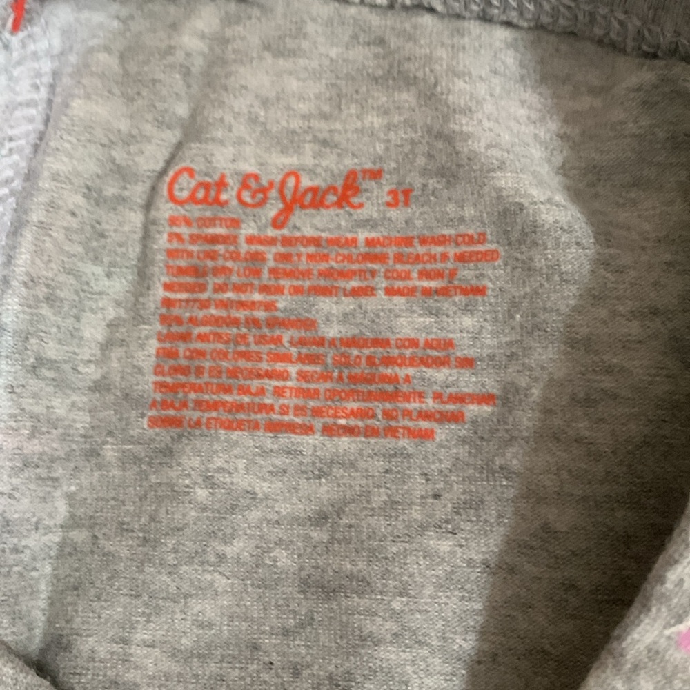 Cat and Jack Girls 3T Grey Penguins Leggings NWT - Picture 6 of 6